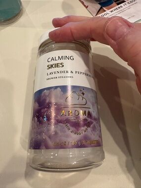 Bath & Body Works
Aromatherapy Lavender& Peppermint Shower Steamers.